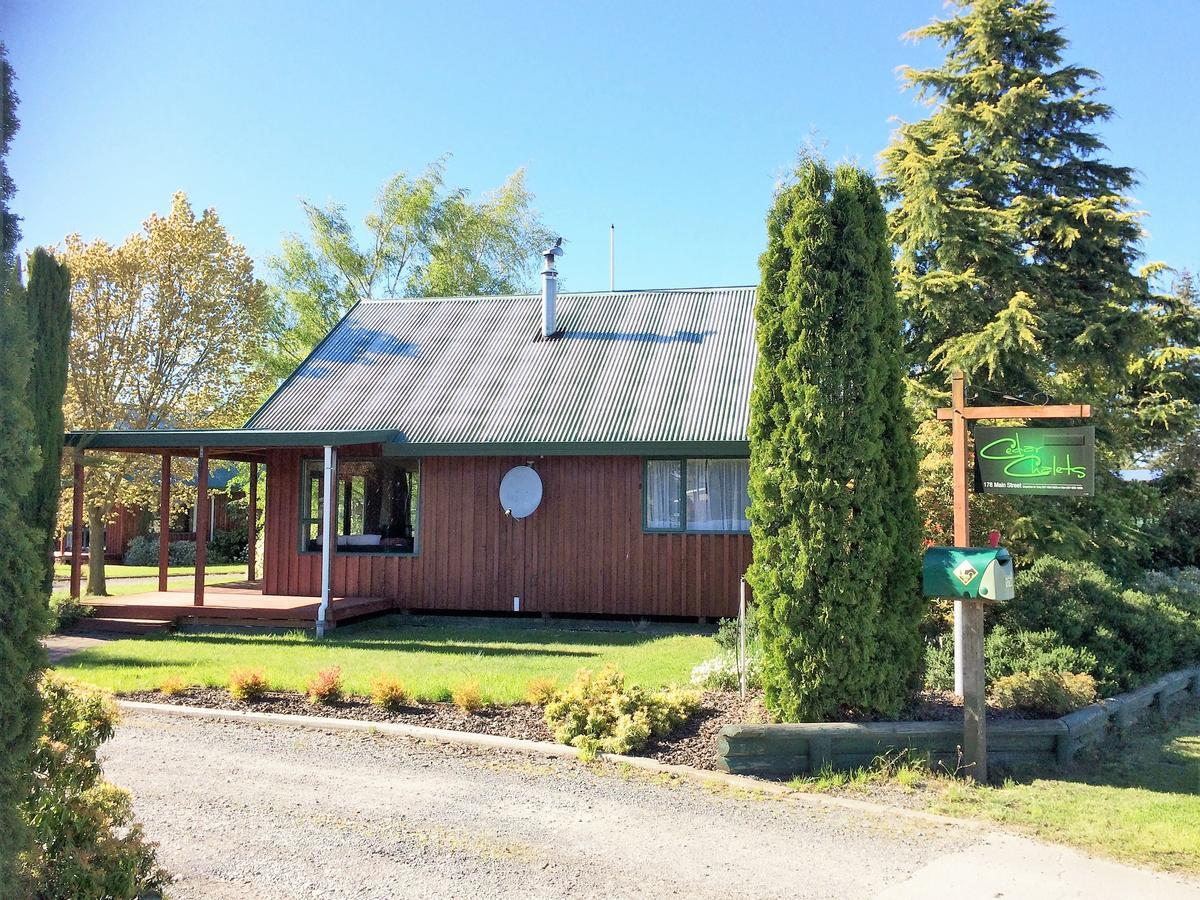 Cedar Chalets And Barkers Lodge Methven Eksteriør bilde